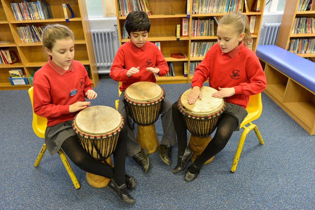 MusicDjembeDrums(4) St Annes Primary School